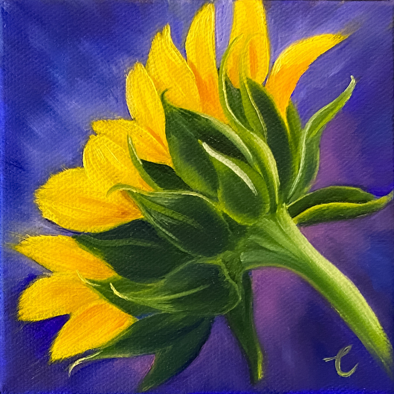 Mini Painting Sunflower