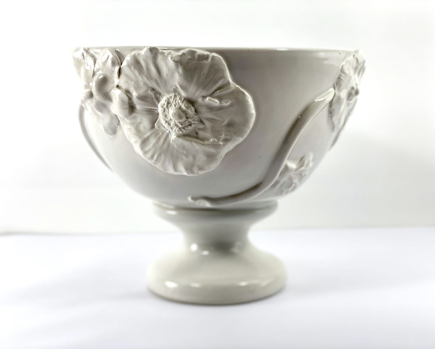 Anemones Medium Pedestal Bowl